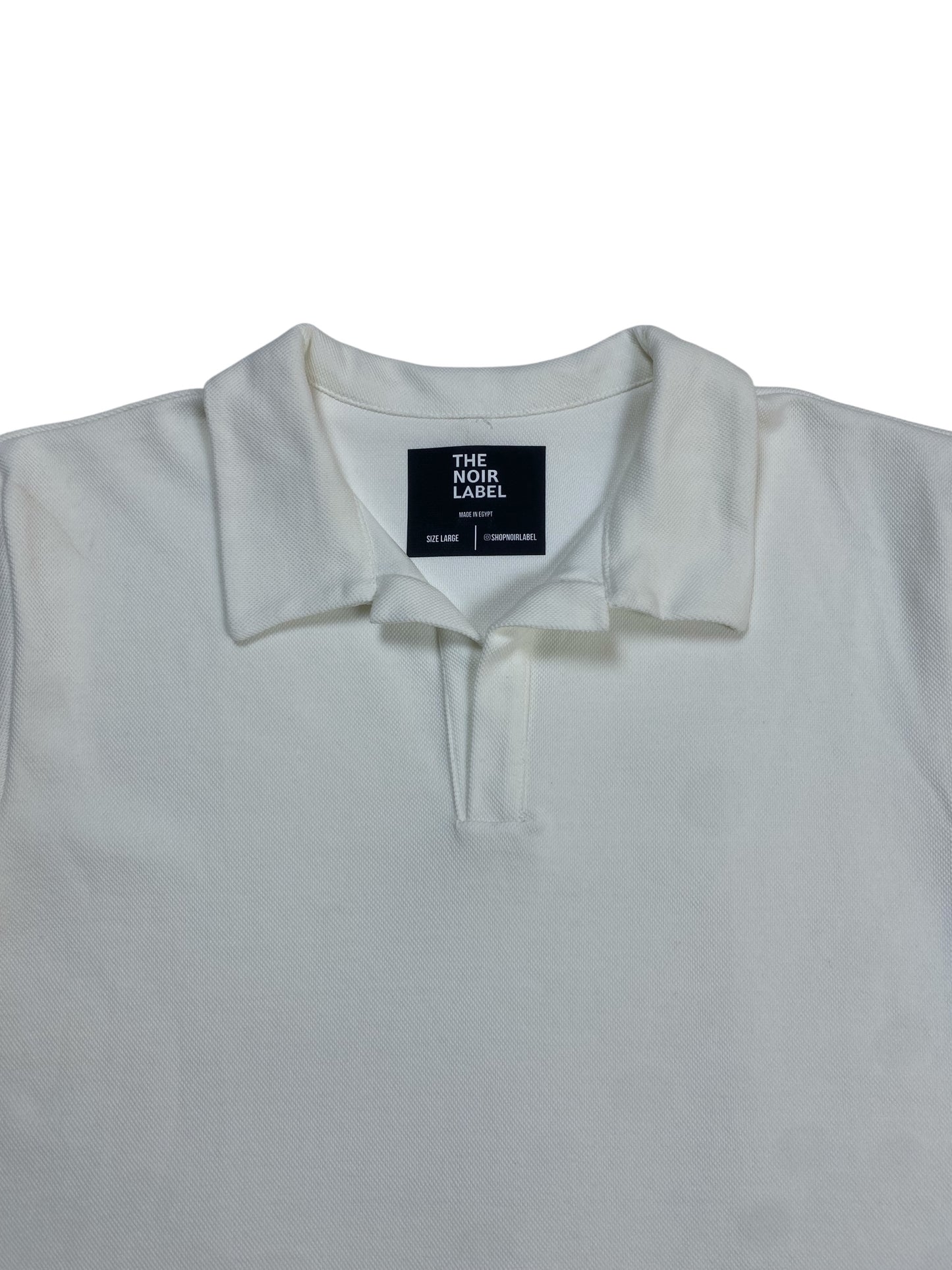 Chalk white atelier collar